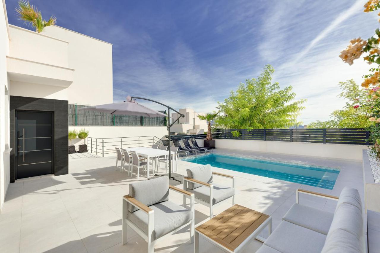 Villa Blanka, Amazing Villa With Hot Tube & Heated Pool In Polop, Alicante 외부 사진