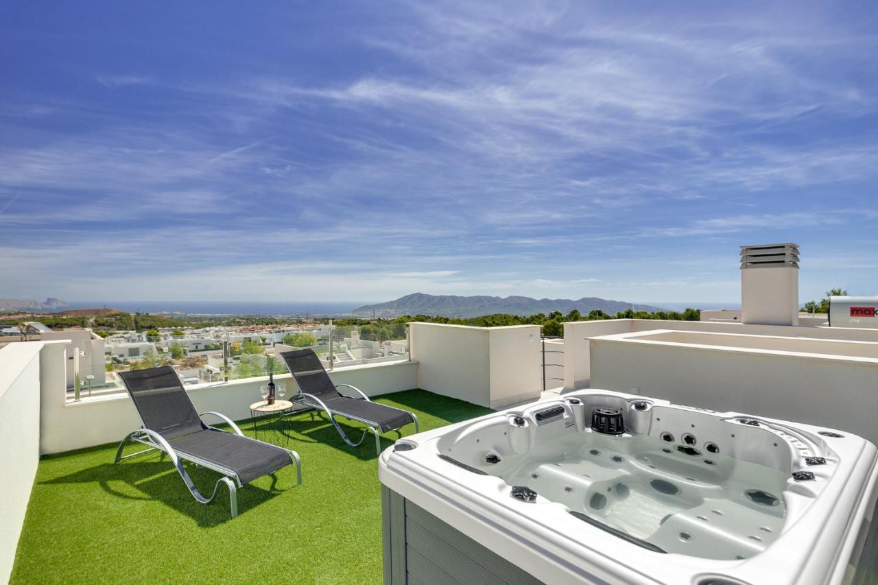 Villa Blanka, Amazing Villa With Hot Tube & Heated Pool In Polop, Alicante 외부 사진